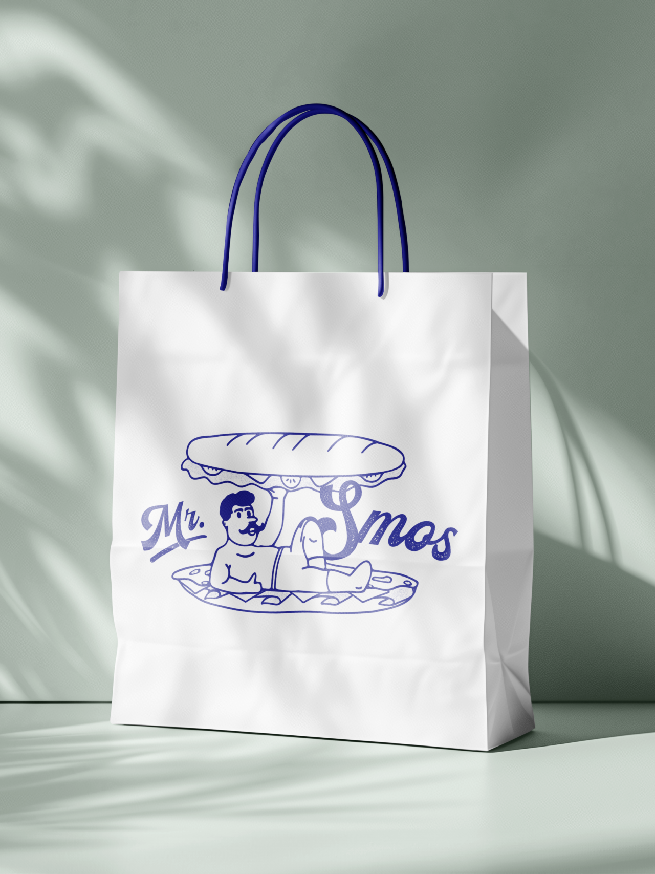 01 Free Paper Bag Mockup