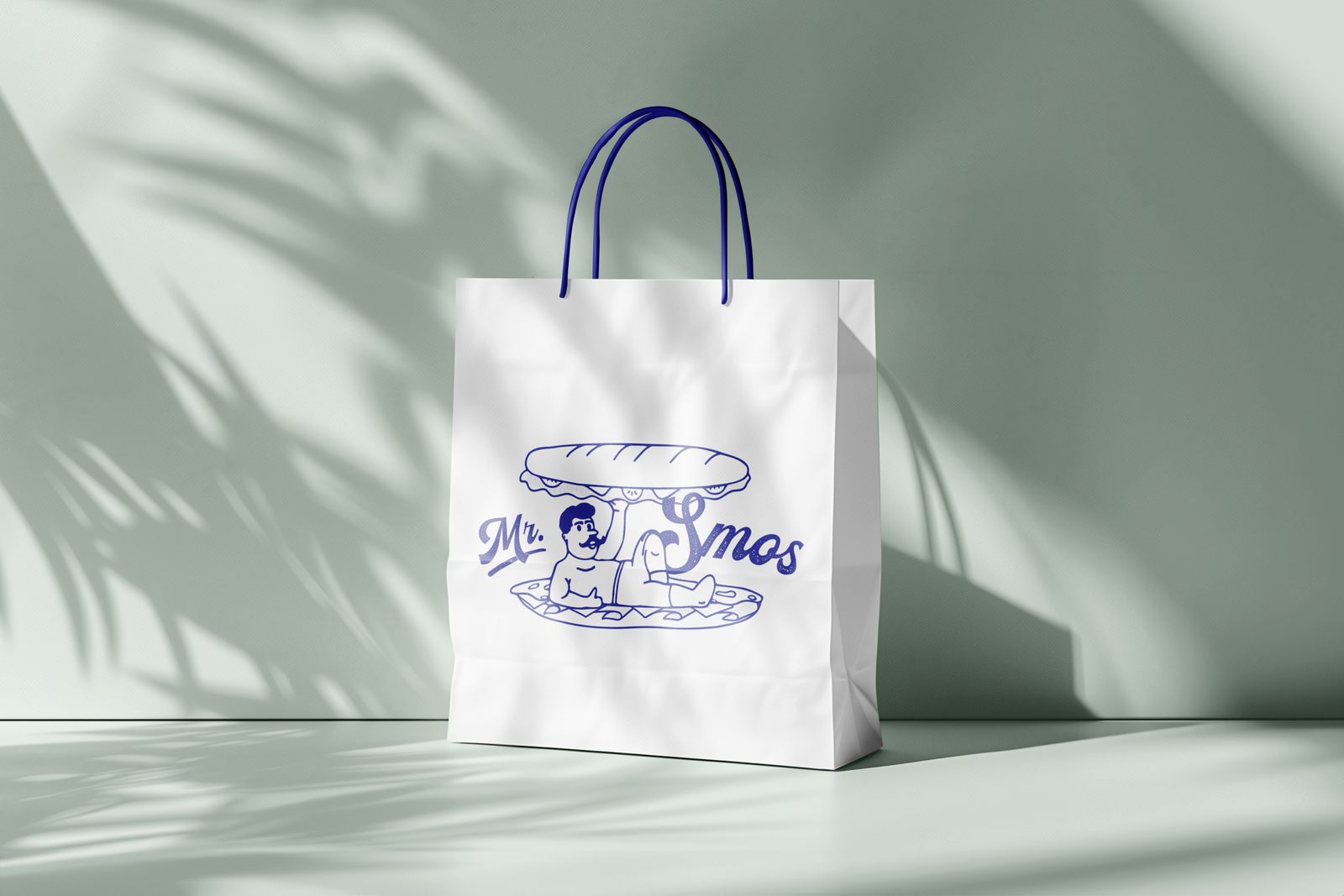 01 Free Paper Bag Mockup
